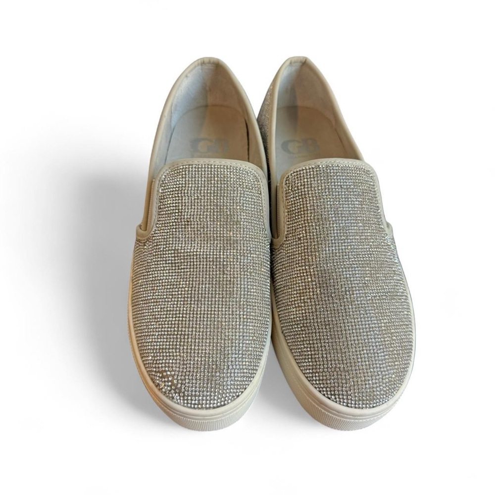 Gianni Bini Rhinestone platform slip-on sneakers - Picture 2 of 8
